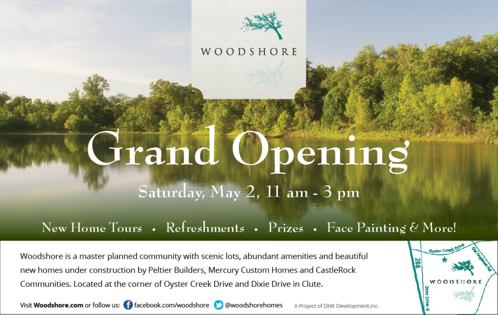 Woodshore Gr Opening post